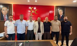 MHP Ceylanpınar'da Başkan Tetik'e Hayırlı Olsun Ziyareti