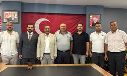 Kamu-Sen ve Kurum Müdürlerinden MHP Ceylanpınar İlçe Başkanlığına Ziyaret
