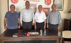MHP Düziçi’ne anlamlı ziyaret? Yeni yönetime başarı dileği