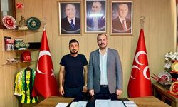 MHP Merkez İlçe Başkanı Tuncer'e Hayırlı Ziyaret