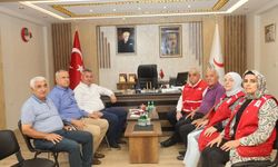 Düziçi Belediye Başkanı İba'dan Kızılay'a ziyaret