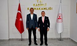 Naci Yılmaz'dan Kadirli Kaymakamı Dolu'ya Ziyaret