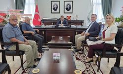 Osmaniye Hasanbeyli'nde Kaymakam Yelli'ye Nezaket Ziyareti