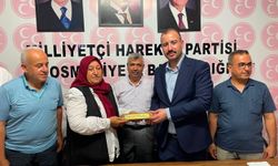 Osmaniyeli Muhtarlardan MHP İlçe Yönetimine Ziyaret