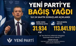 Yeni Parti’ye Bağış Yağdı