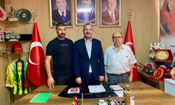 Recai Çomu ve İbrahim Çöplü'den MHP Osmaniye'ye ziyaret
