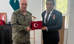 Şehit Ailelerinden Garnizon Komutan Vekiline Ziyaret