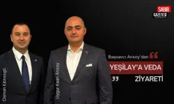 Başsavcı Arısoy’dan Yeşilay’a Veda Ziyareti