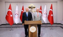 Vali Serdengeçti, Adıyaman Valisi Abdullah Küçük ile Görüştü