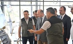 Vali Serdengeçti ve Kaymakam Dolu'dan inceleme ziyareti