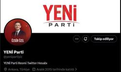 YENİ Parti'nin Resmi X Hesabı Yayında