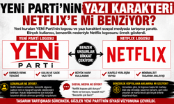 YENİ Parti'nin Yazı Karakteri Netflix'e mi Benziyor?