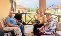 Deprem Köy Evlerine Yerleşen Aileye Hayırlı Olsun Ziyareti