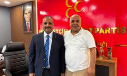 Zorkunspor Başkanı  Yıldız'dan MHP İlçe Başkanı Tetik'e Ziyaret