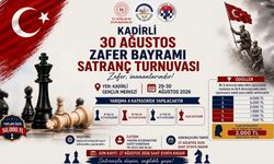 Kadirli’de 30 Ağustos Zafer Bayramı Satranç Turnuvası