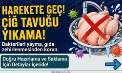 Osmaniye’de Çiğ Tavuk Tüketenler Bu Hataya Dikkat