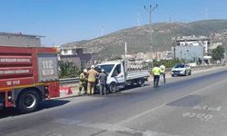 Hatay Belen'de Araç Yangını Kısa Sürede Söndürüldü