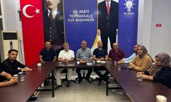 AK Parti Toprakkale Başkanı Ahmet Özkan Çalışmaları Görüştü
