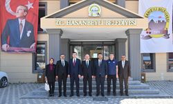 Osmaniye Valisi Serdengeçti Hasanbeyli’yi Ziyaret Etti