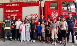 Osmaniye'de Çocuklara Yangın Güvenliği Eğitimi
