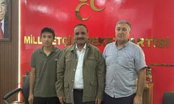 MHP Ceylanpınar İlçe Başkanı Tetik’e Hayırlı Olsun Ziyareti