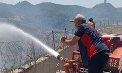 Yayladağı’nda Suriye’den Gelen Yangına Müdahale