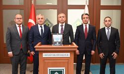 Halkbank Yöneticilerinden Başkan İbrahim Çenet’e Ziyaret