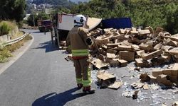 Belen otoban girişinde kaza ekipleri alarma geçirdi