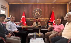 Bahçe MHP İlçe Başkanı Ahmet Kılıç’a anlamlı ziyaret