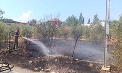 Dörtyol Kuzuculu’da bahçe yangını kontrol altında