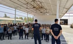 İskenderun’da Mehmetçiklere Yangın Eğitimi Verildi