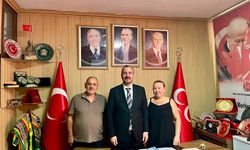 Hakan Arı’dan MHP Merkez İlçe Başkanı Tuncer’e Ziyaret