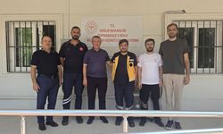 Sağlık-Sen Başkanı Çenet’ten sağlık çalışanlarına ziyaret