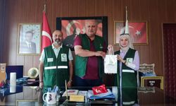 Başkan Zeki Demiroğlu’na Yeşilay Temsilcisi Üste’den Ziyaret