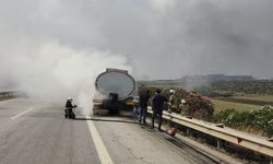 Erzin Osmaniye Otoyolunda Yanıcı Madde Alarmı