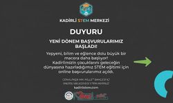 Kadirli’de STEM Eğitimleri İçin Başvurular Başladı