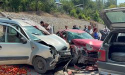 Adana'da 3 aracın karıştığı trafik kazasında 2 kişi yaralandı
