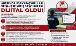 TFF’den amatör futbolda dijital başvuru dönemi
