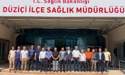 Düziçi’nde Sağlık Yöneticilerine Geçmiş Olsun Ziyareti