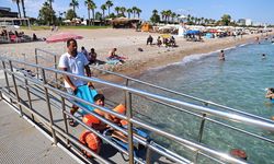 Antalya'da engelsiz plajlardan 45 bin kişi yararlandı