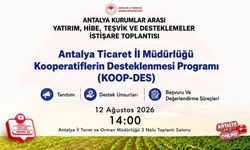 Antalya’da Tarımsal Destekler İçin Güç Birliği