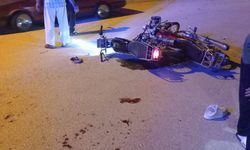 Bahçe’de İki Motosiklet Kafa Kafaya Çarpıştı