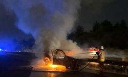 Belen’de Seyir Hâlindeki Araç Alevlere Teslim Oldu