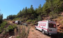 Burdur'da kayalıklardan düşen kişi kurtarıldı