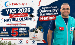 Cansuyu’ndan Üniversiteyi Kazananlara Hediye