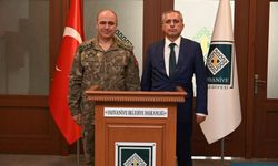 Garnizon Komutan Vekili Uğur Esendik’ten Başkan Çenet’e Ziyaret