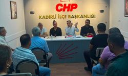 CHP Osmaniye İl Başkanı Rıza Tekerek Kadirli Teşkilatıyla Bir Araya Geldi