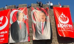 Diyarbakır Surları’nda Türk Bayraklı Etkinlik