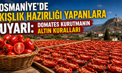 Osmaniye'de Kışlık Hazırlığı Yapanlara Uyarı