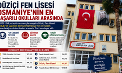 Düziçi Fen Lisesi Osmaniye'nin İlk 8'inde